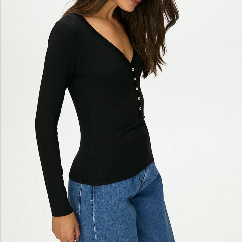 WILFRED Sula Ribbed Henley